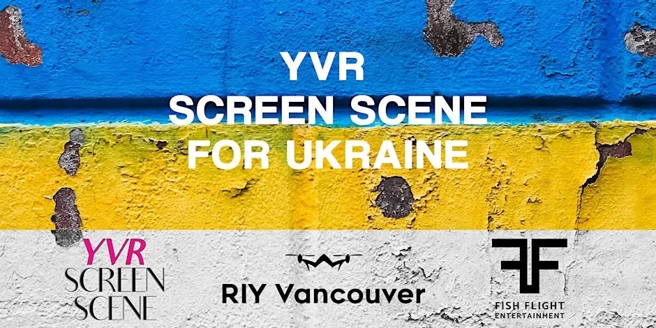 YVR Screen Scene For Ukraine